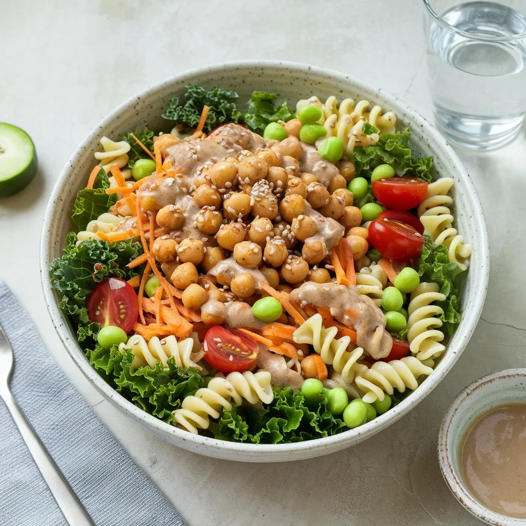 High Protein Pasta Salad