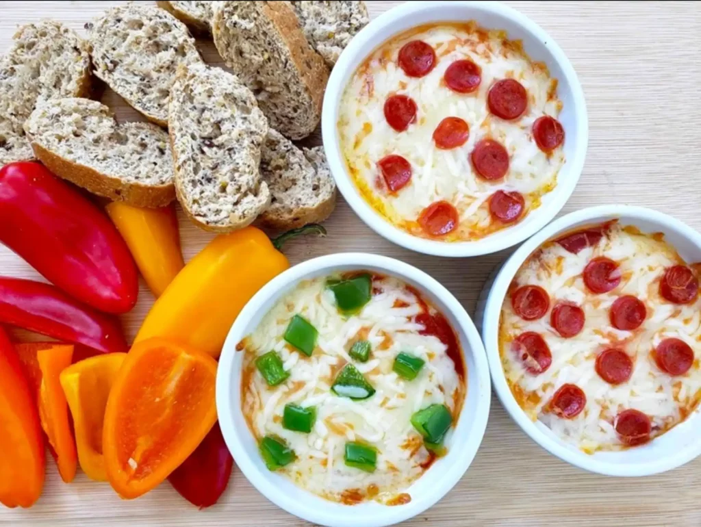 cottage cheese pizza bowl