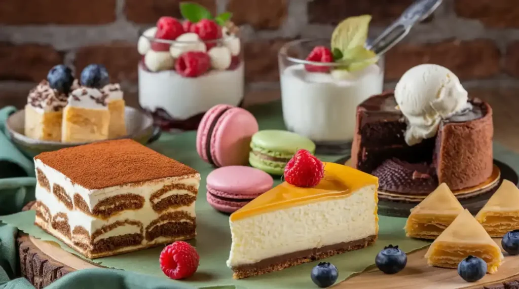 Modern dessert recipes