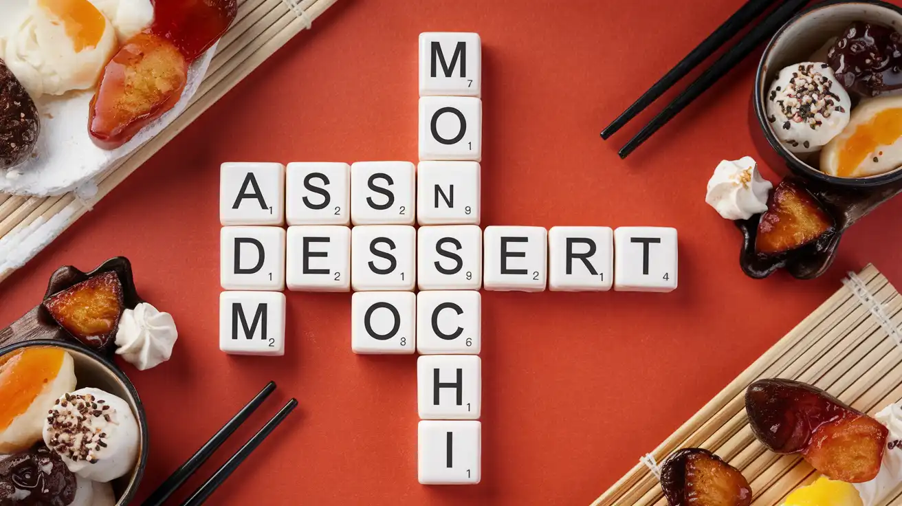 Asian desserts crossword clue