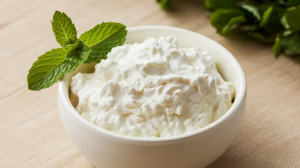 cottage cheese with fruit