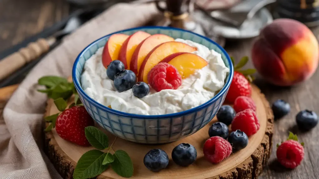 cottage cheese and fruit