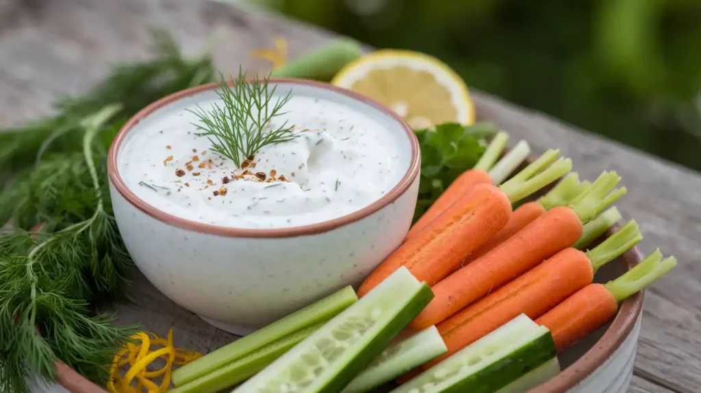 Healthy ranch dip