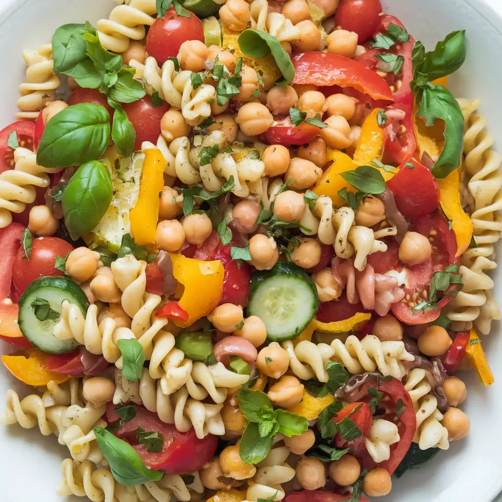 Chickpea Pasta Salad