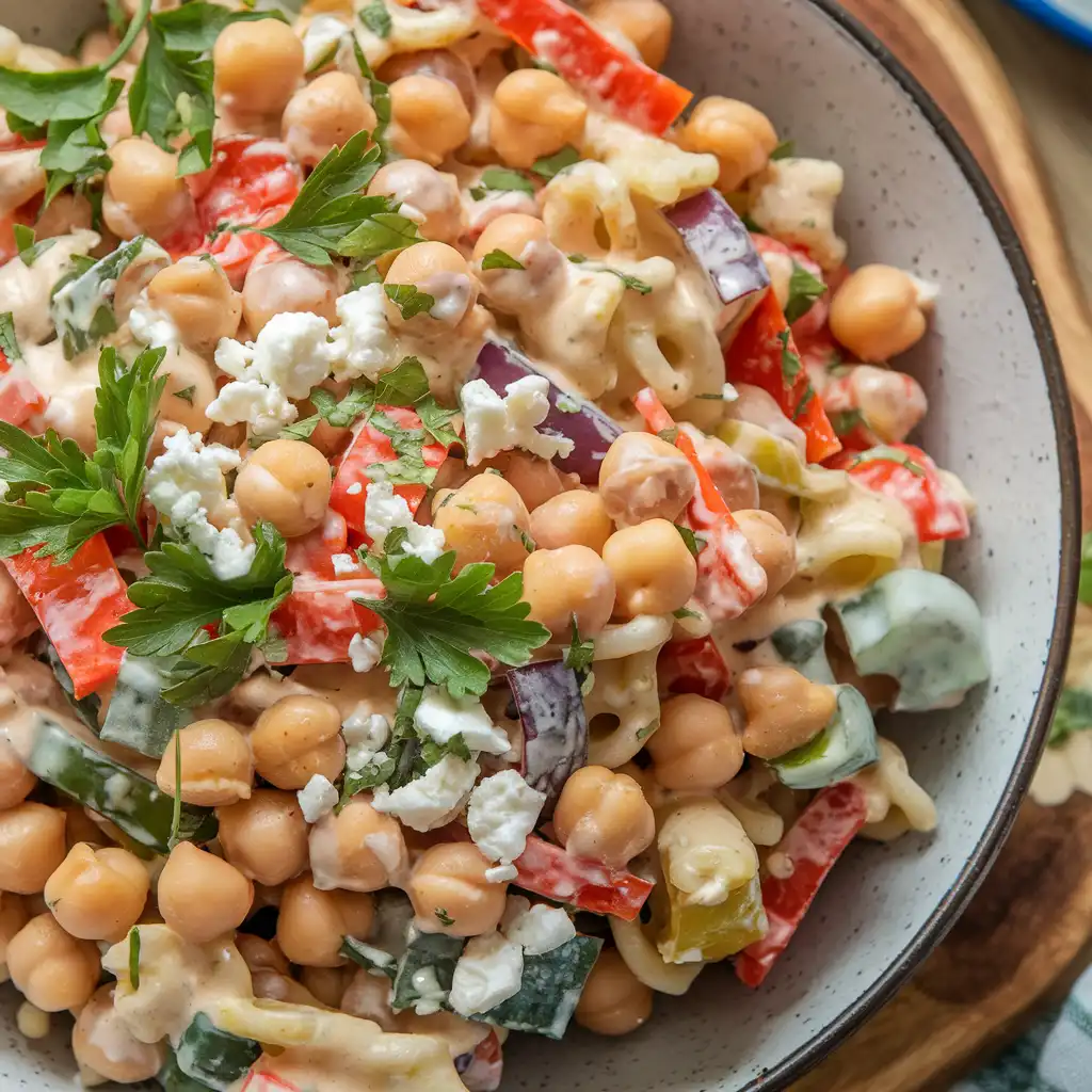 Chickpea Pasta Salad