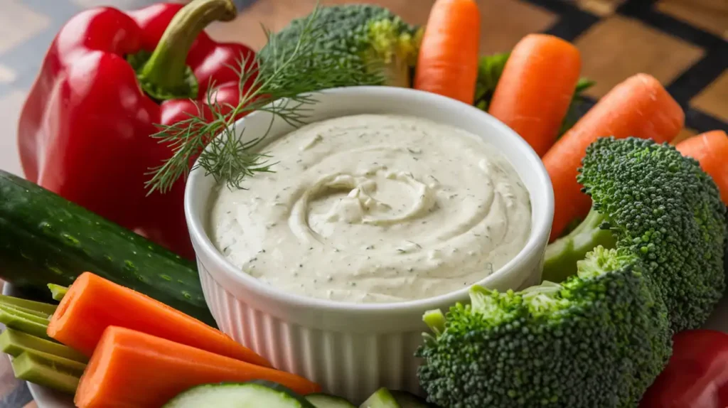 Healthy ranch dip