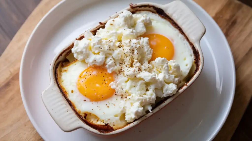 eggs with cottage cheese