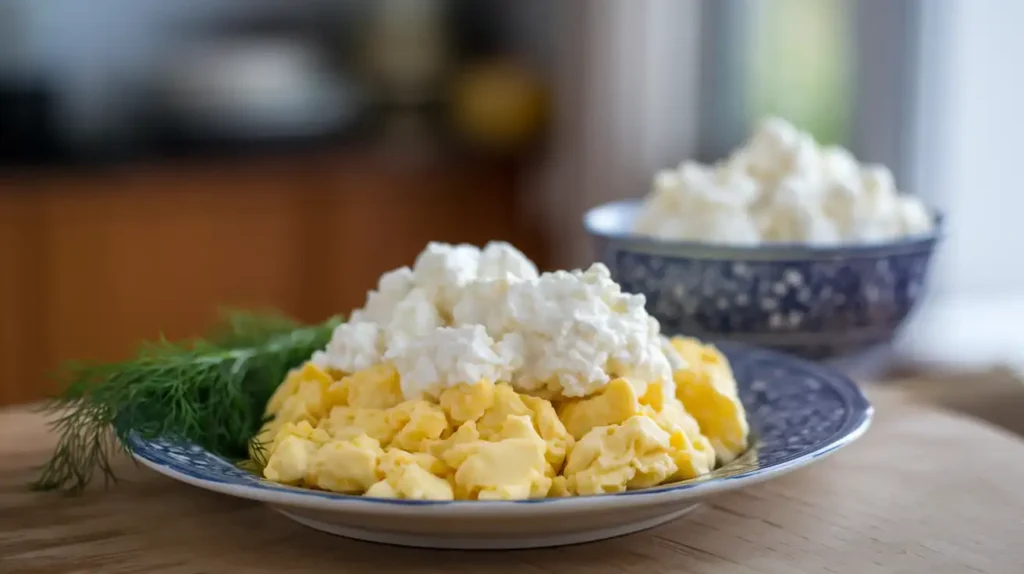 cottage cheese and eggs