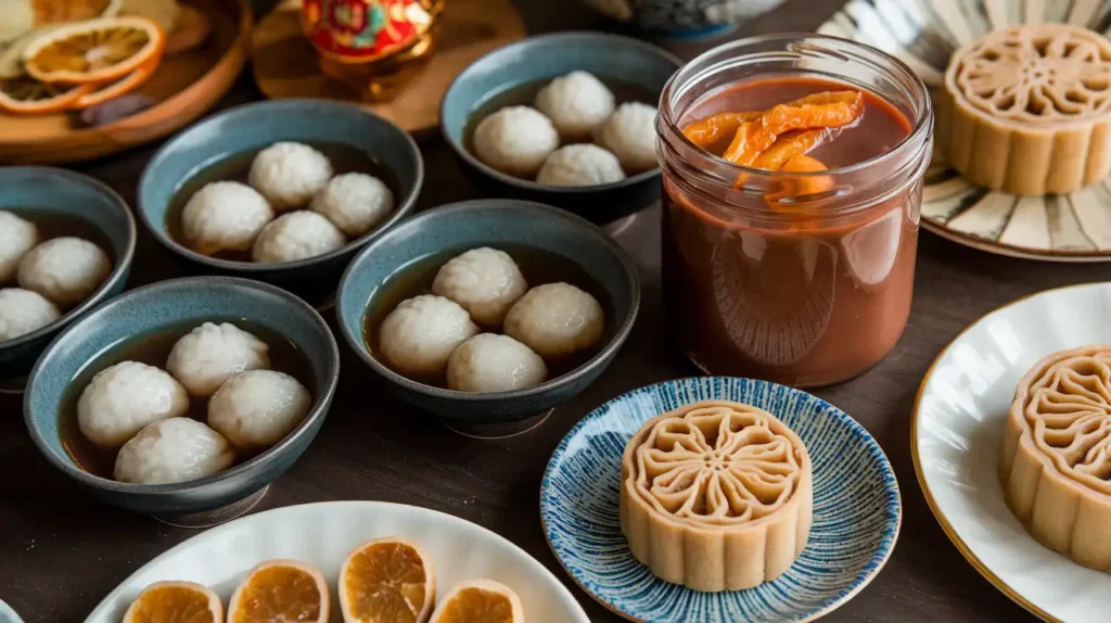 What are common Chinese desserts