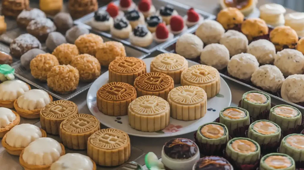 What are common Chinese desserts