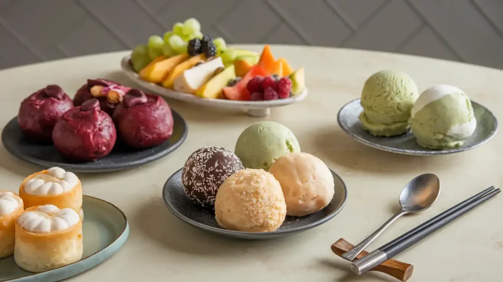 What are common Chinese desserts