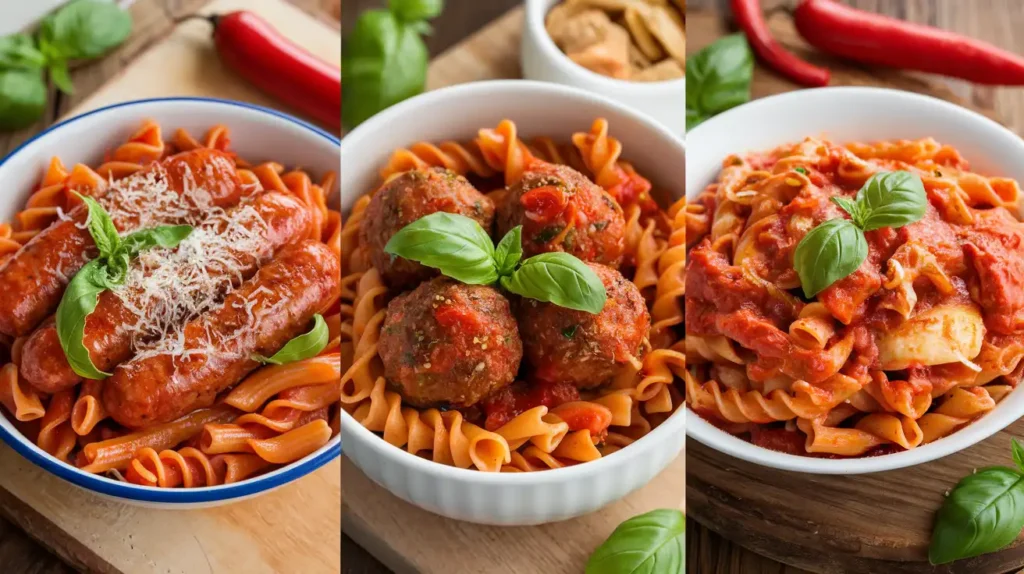 Spicy pasta dishes