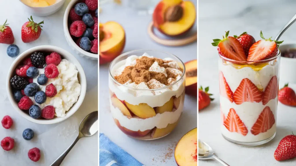 cottage cheese with fruit