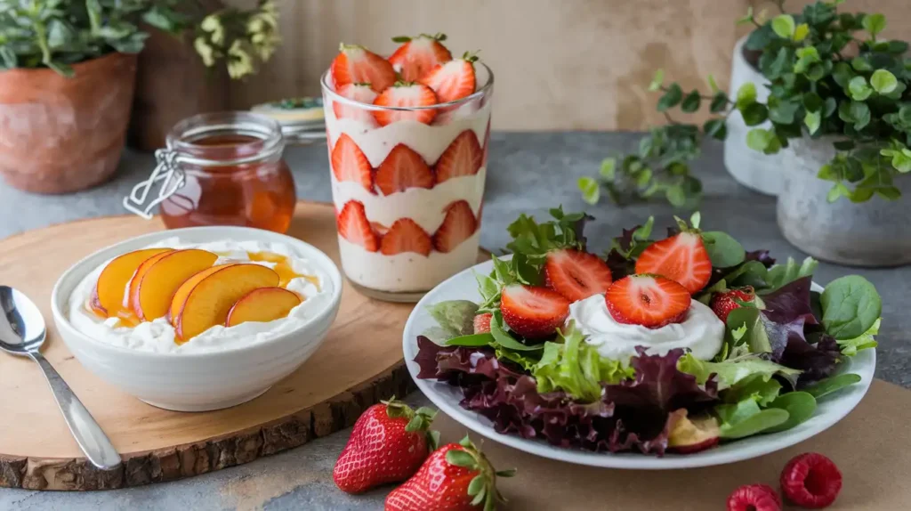 cottage cheese with fruit