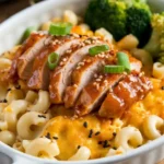 Honey Pepper Chicken Mac and Cheese