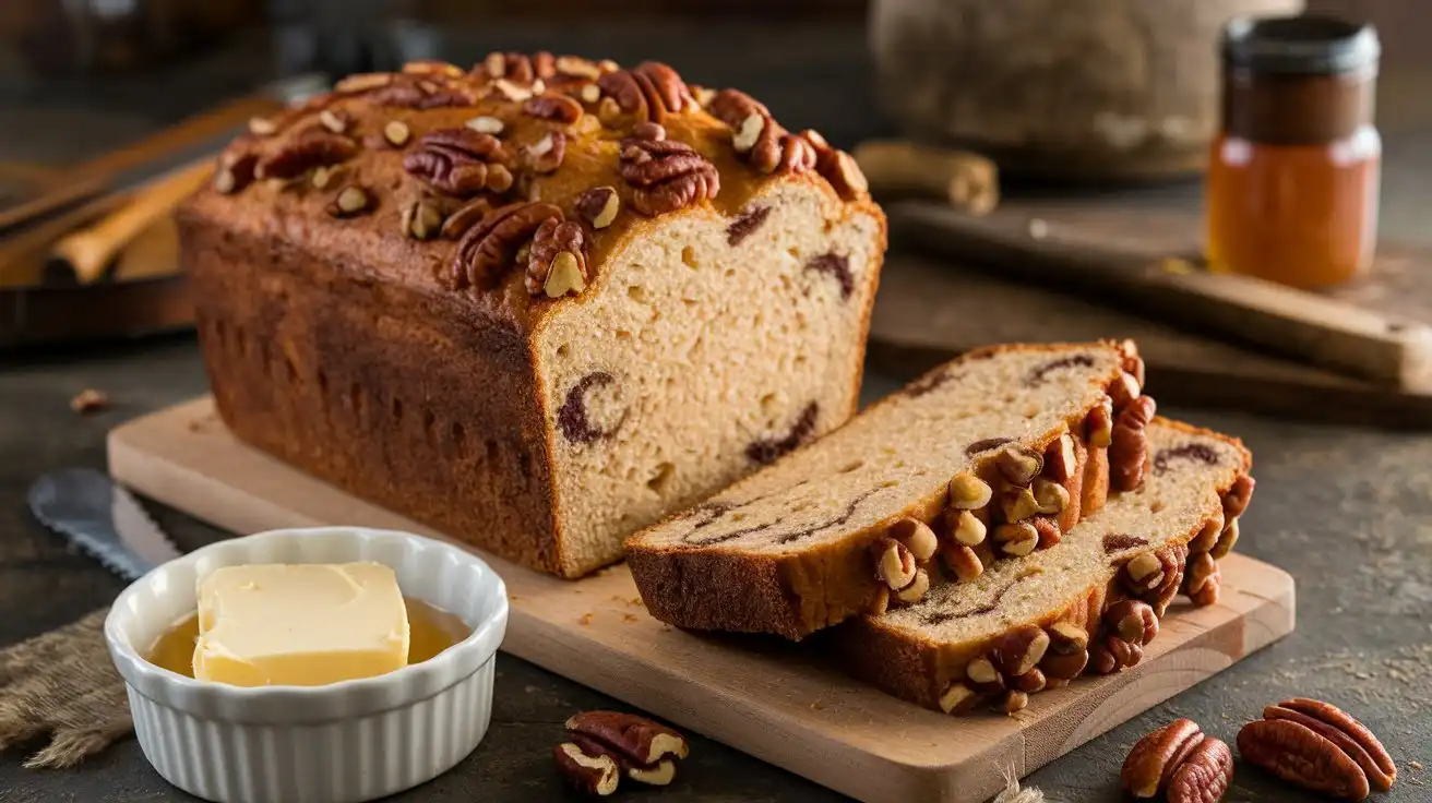 Honey Butter Sweet Alabama Pecan Bread