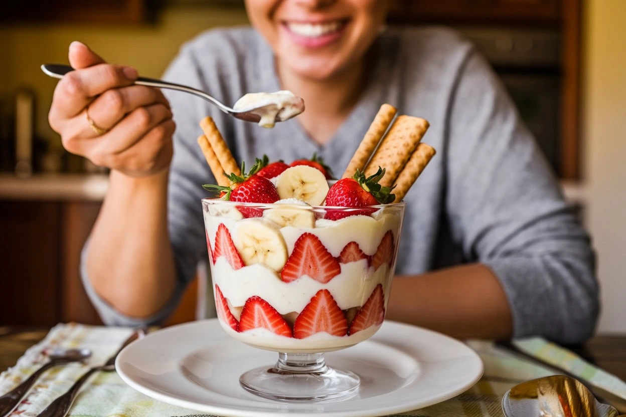 Strawberry Banana Pudding