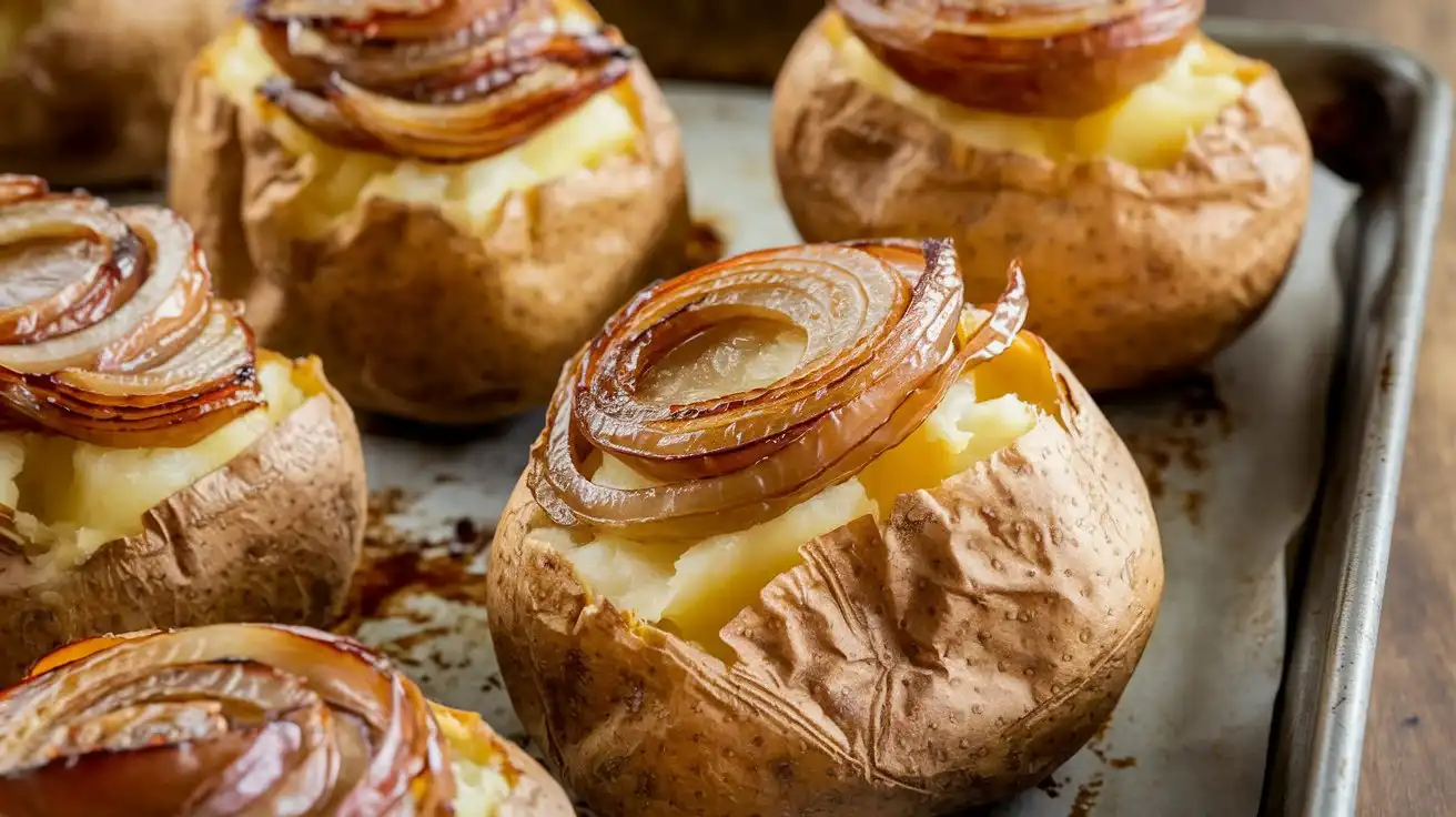 French Onion Baked Potatoes
