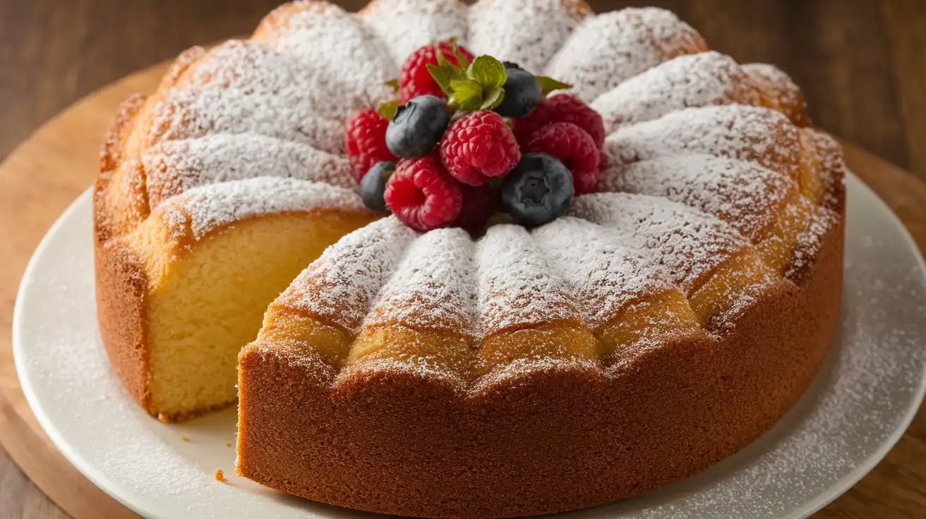 Vanilla Buttermilk Pound Cake