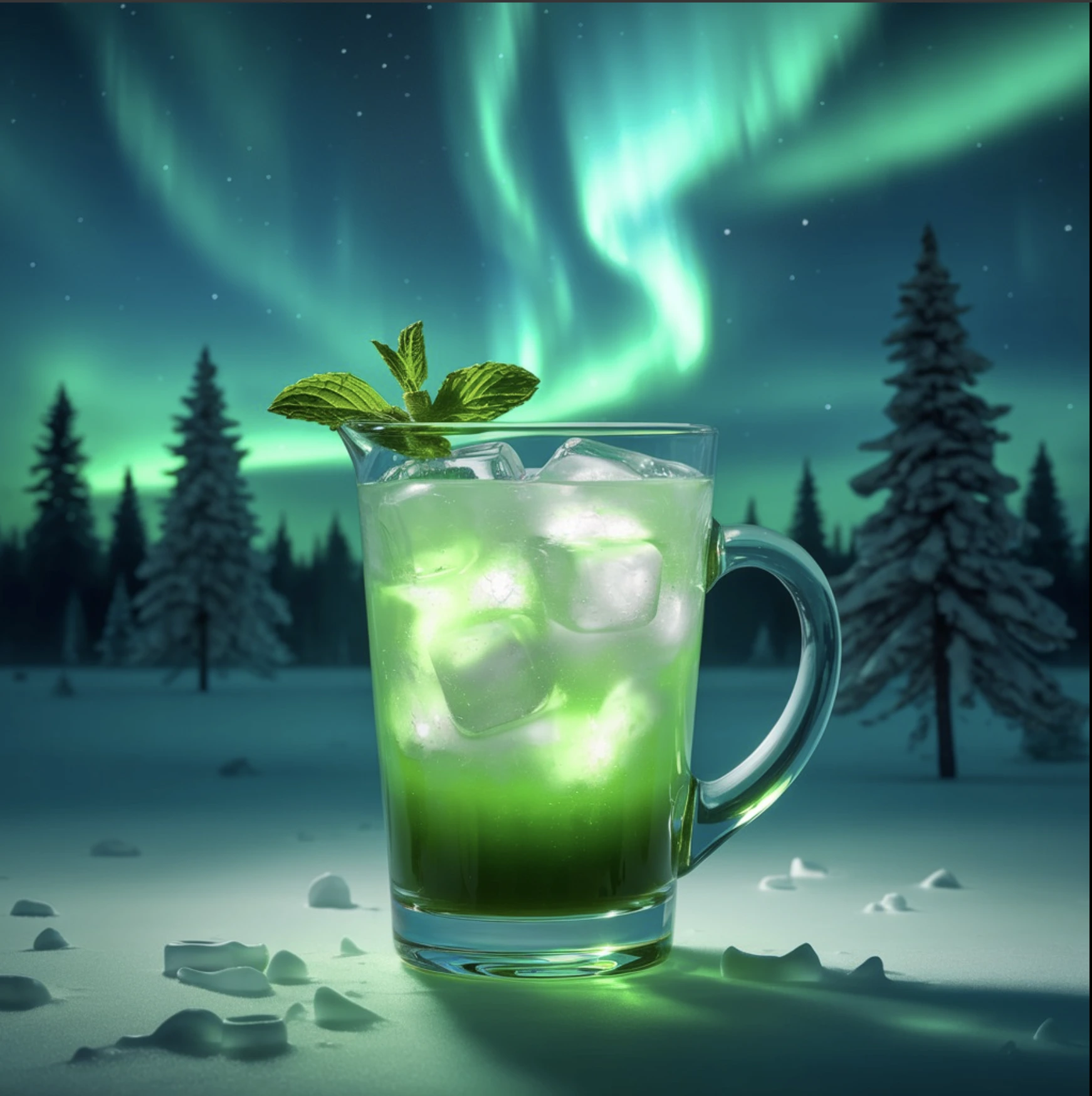 Northern Lights Glow Punch