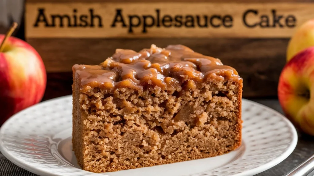 Amish Applesauce Cake