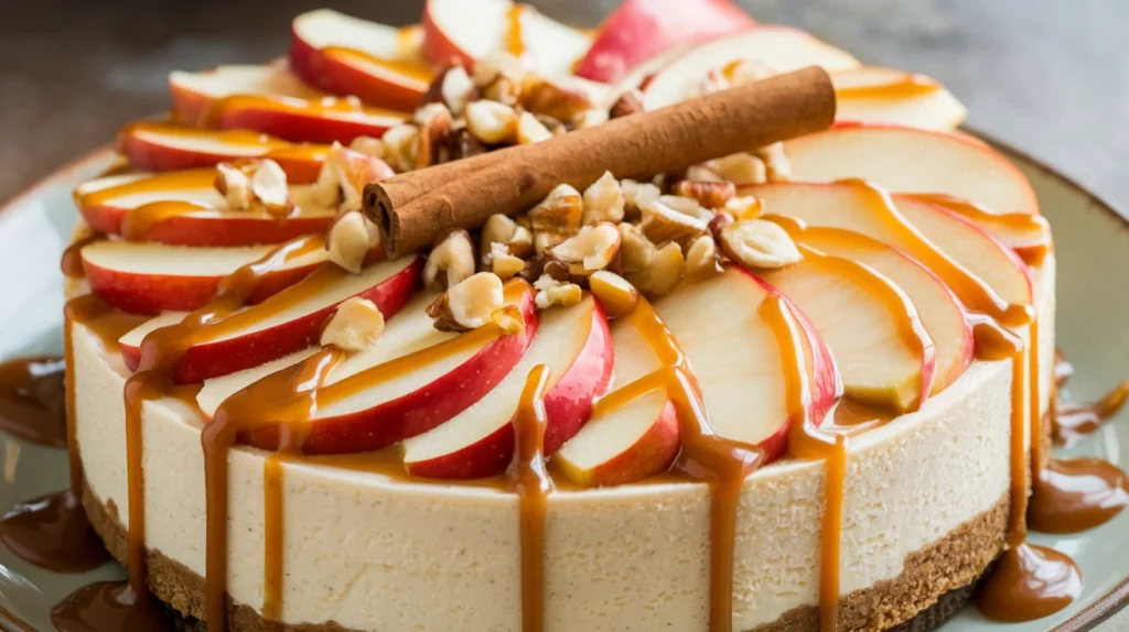 Caramel Apple Cheesecake