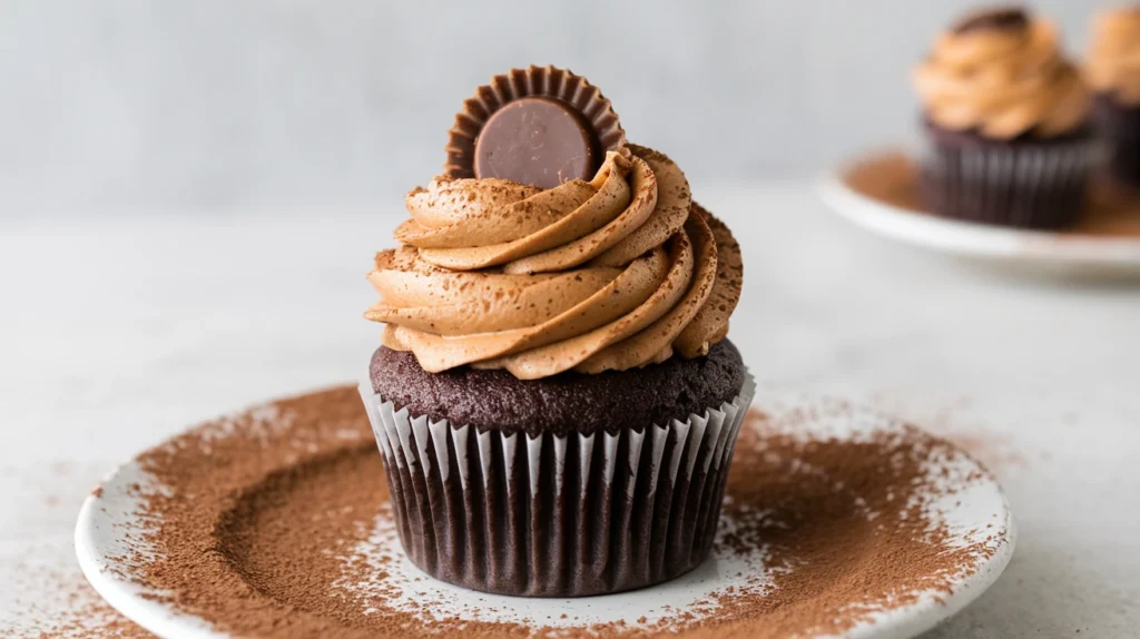 Chocolate Peanut Butter Cupcakes