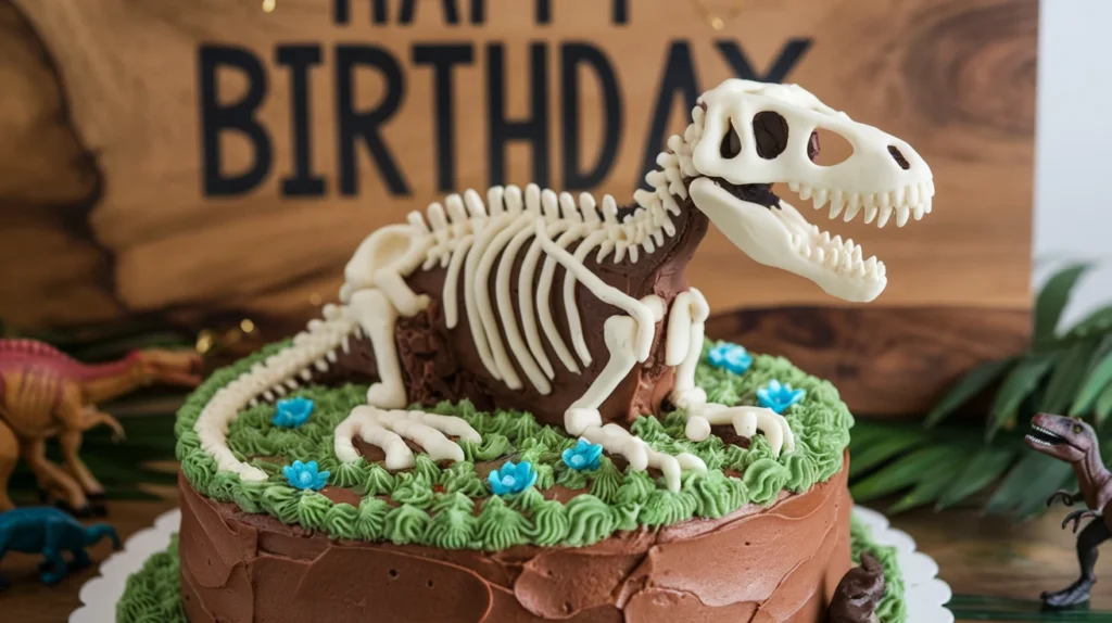 Dinosaur Skeleton Cake Recipe