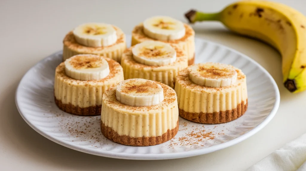 Irresistible Mini Banana Cheesecake