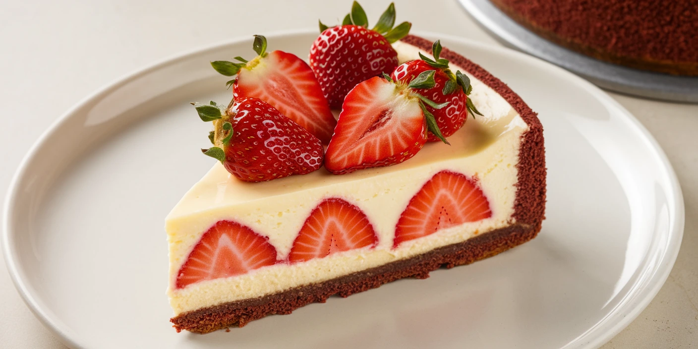 New York Strawberry Cheesecake