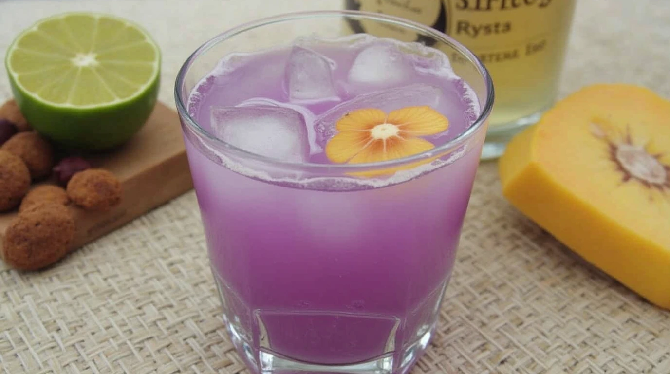 Jamaican Purple Rain Cocktail