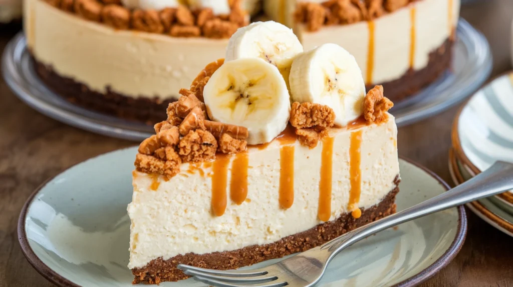 Best Banana Pudding Crunch Cheesecake