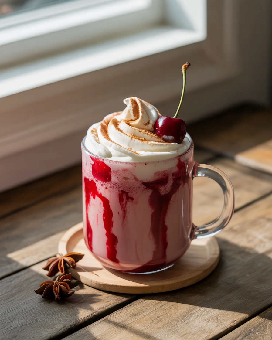 Cherry Chai Latte