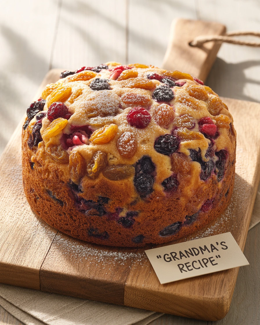 Golden Raisin & Berry Fruit Cake