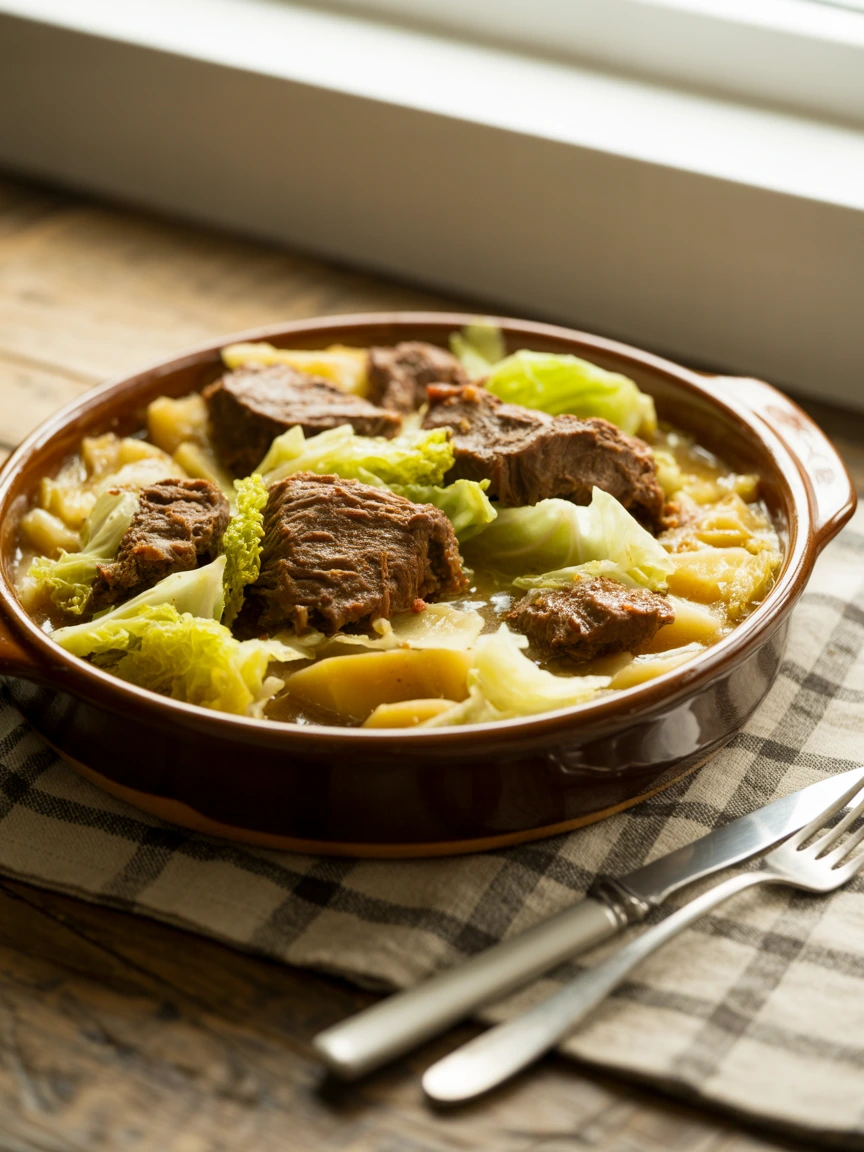 Wholesome Cabbage Beef Bake