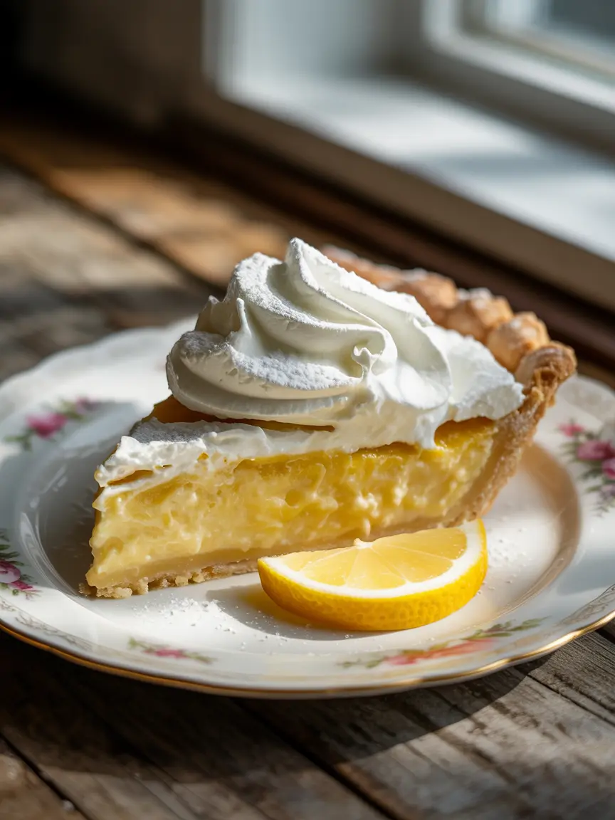 creamy Lemon Icebox Pie