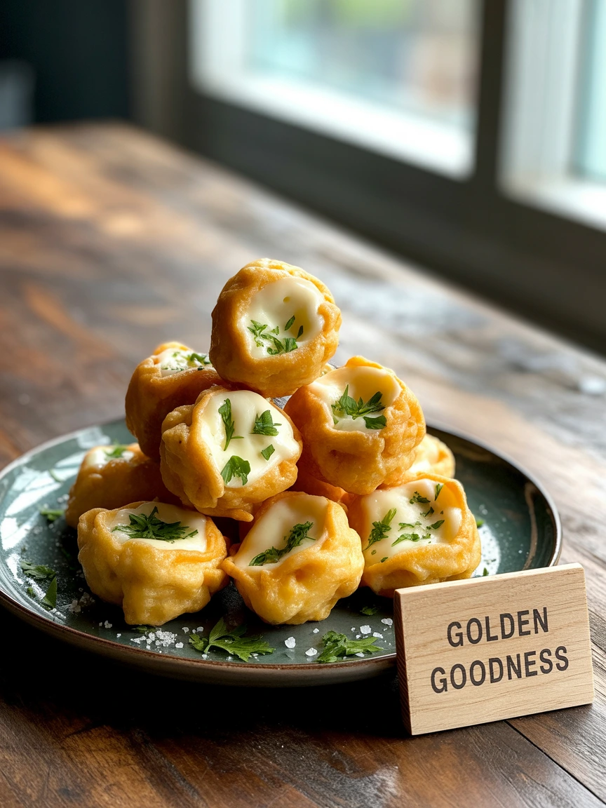 Crispy Fried Cheese Bites