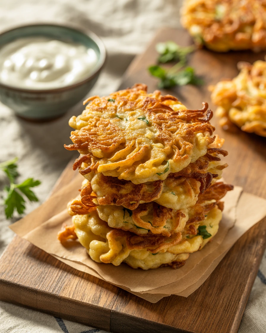 Crispy Amish Onion Fritters