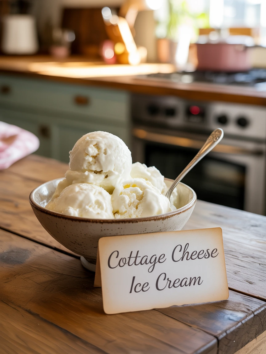 Cottage cheese ice cream recipe