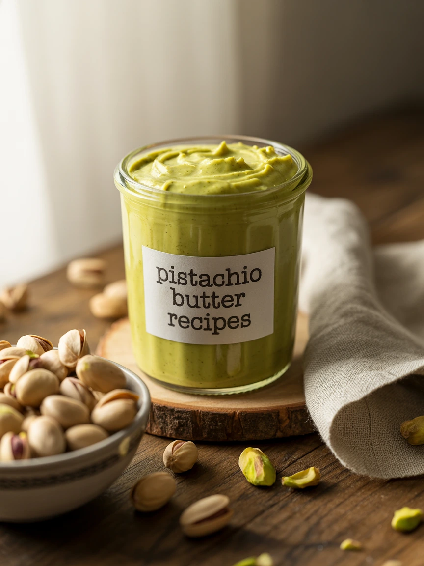 Pistachio butter recipes