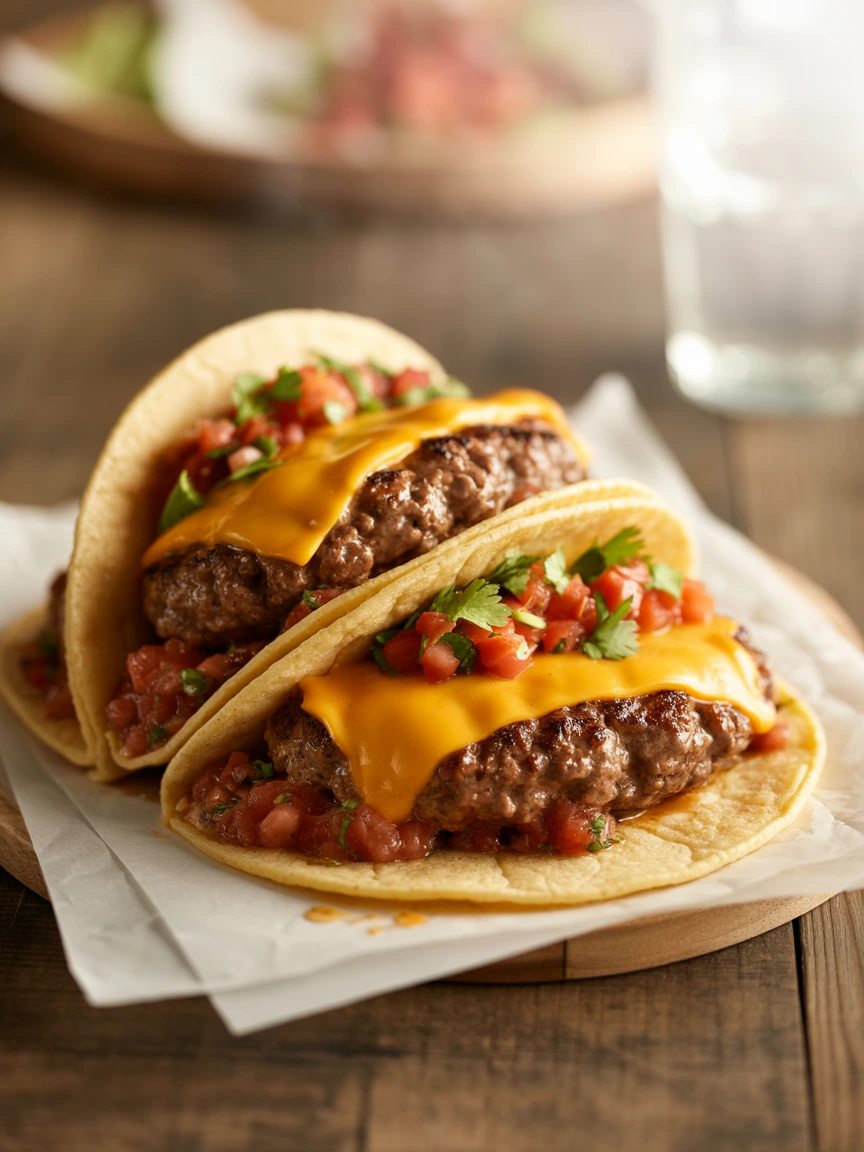 Smash Burger Tacos