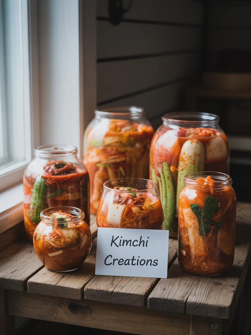 Fermented kimchi variations