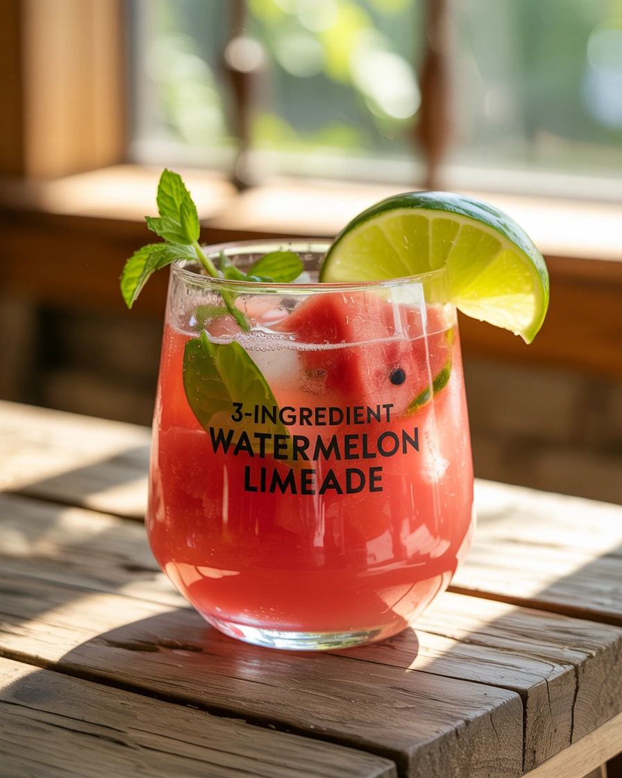3-Ingredient Watermelon Limeade