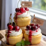BEST RECIPE For Cherry Cheesecake Cupcakes