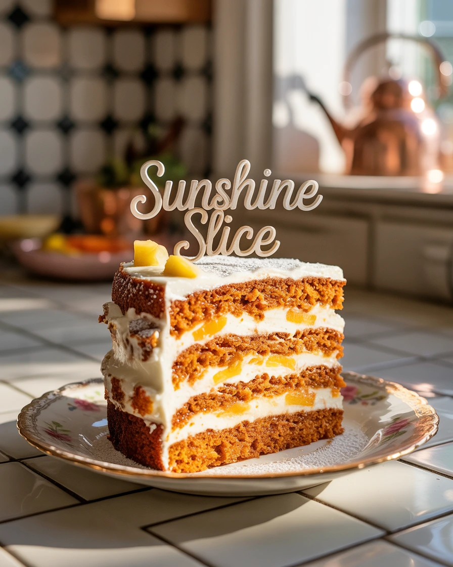 Pineapple Carrot Cream Cake