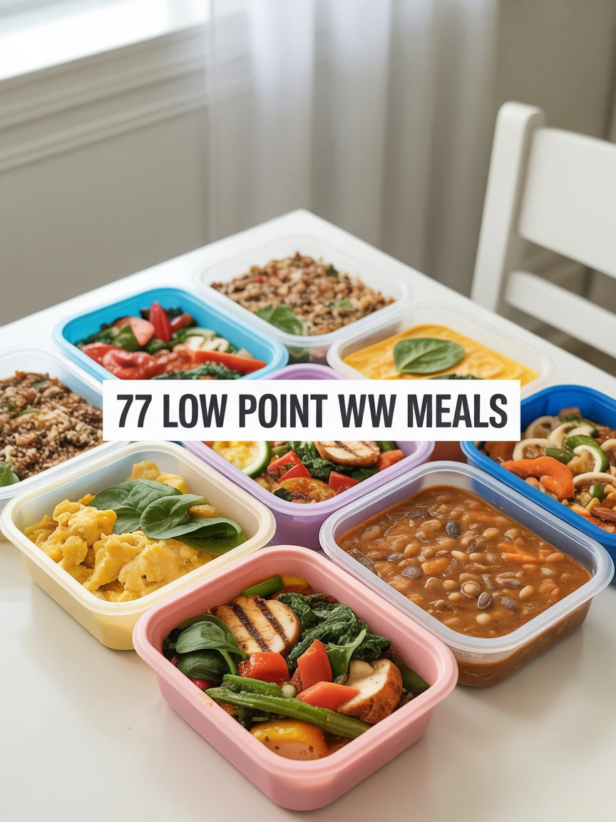 77 Low Point Weight Watchers Meals