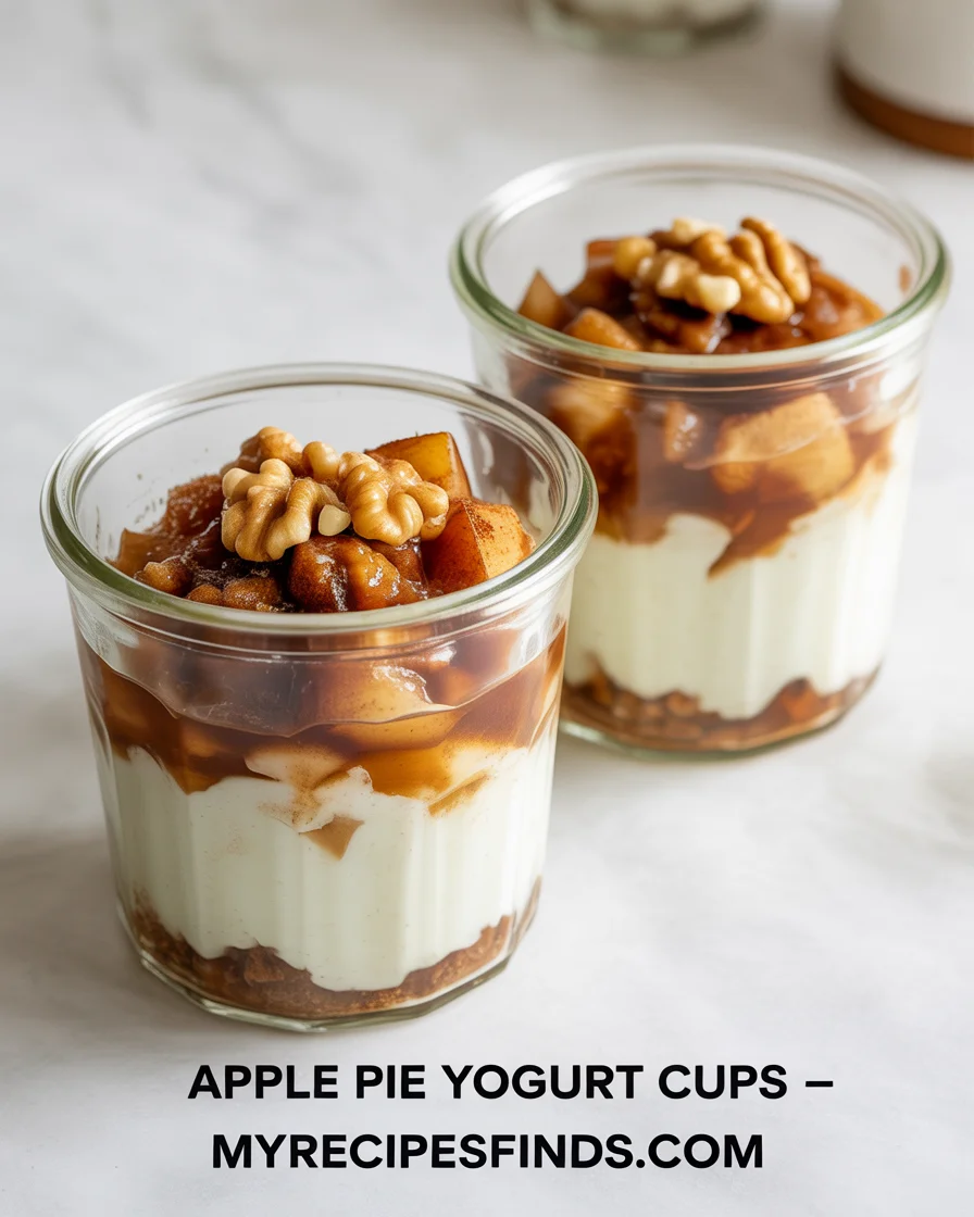 Apple Pie Yogurt Cups