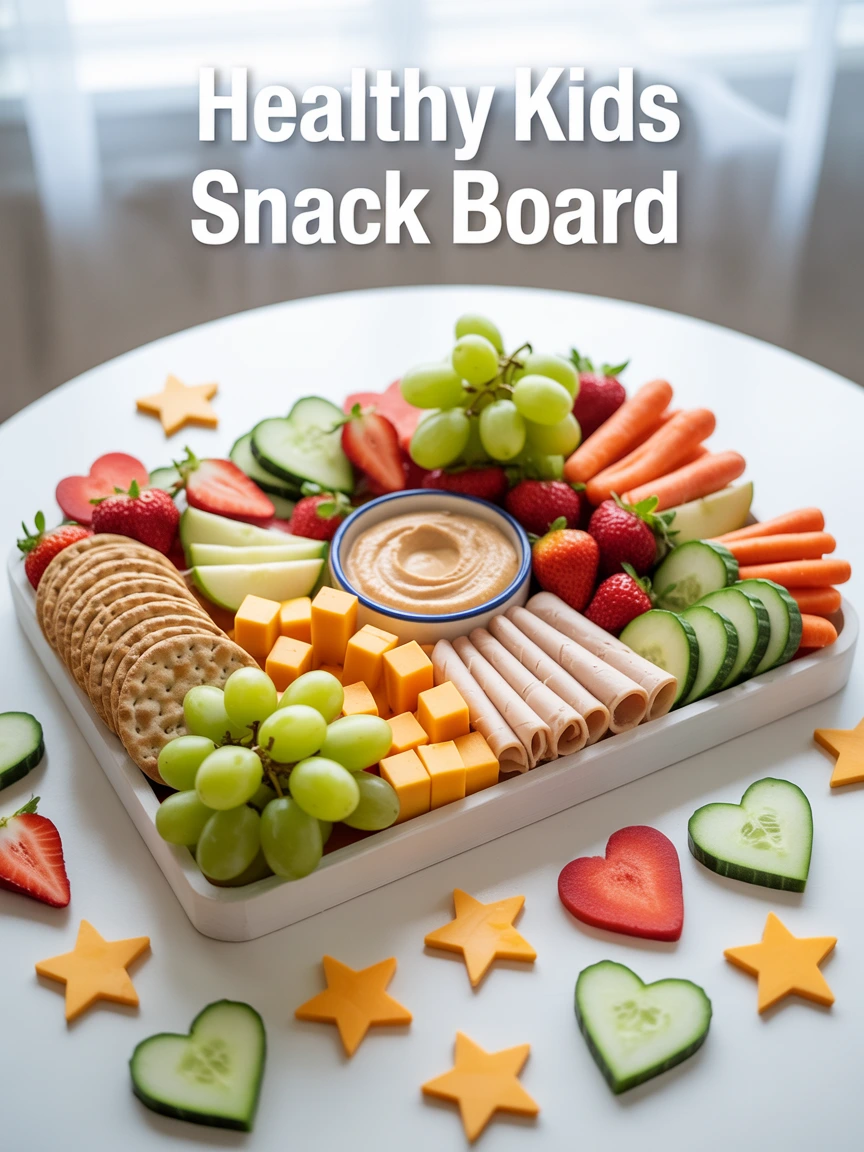 Healthy Kids Snacktime Charcuterie Board